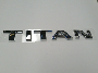 Image of Tailgate Emblem (Rear) image for your 2012 Nissan Titan King Cab S 5.6L V8 FLEX AT 2WD/SB 